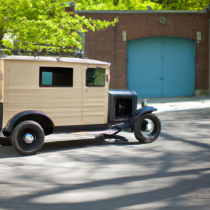 1917 Ford panel van, a